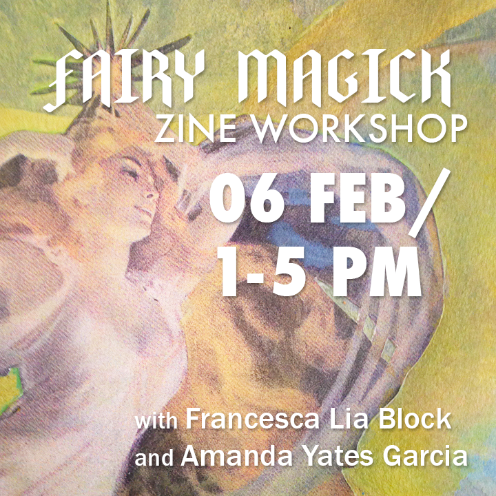 Fairy Magick Zine Workshop flier