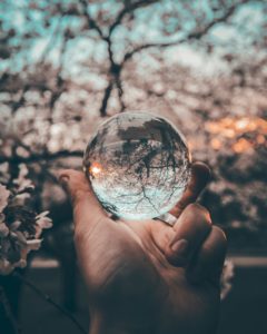 Crystal ball photo by Yeshi Kangrang